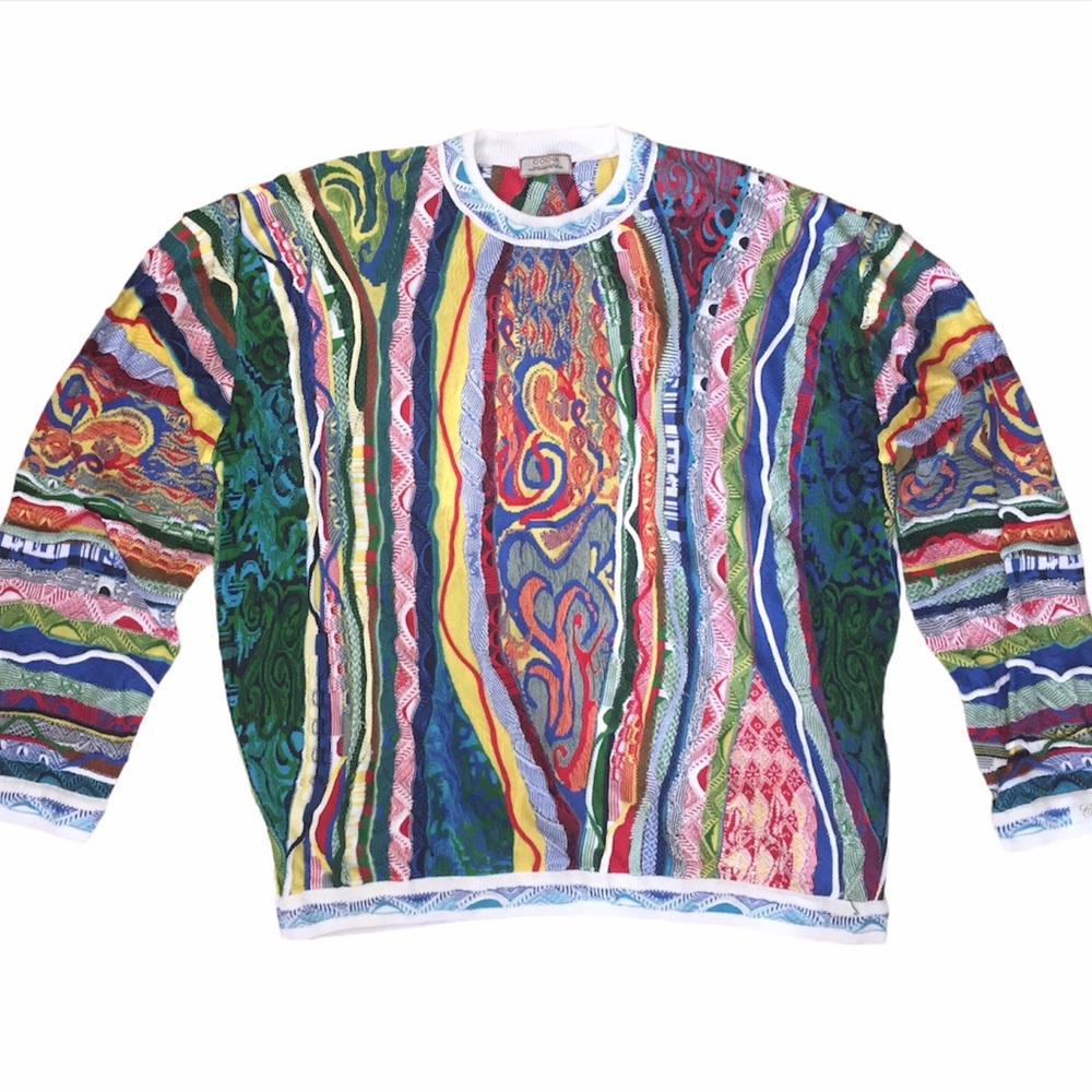COOGI MULTICOLOR Knit Sweater 4XL - Picture 2 of 9